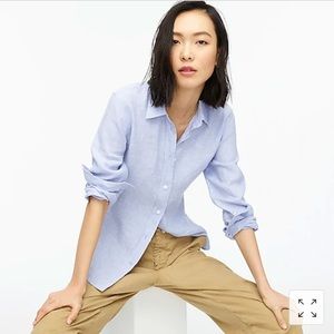 J Crew Slim-fit Baird McNutt Irish linen shirt
